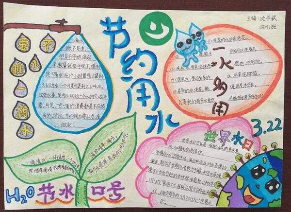 勤俭节约手抄报的画_勤俭节约手抄报画面 一等奖